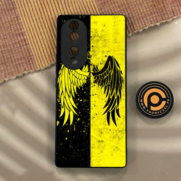 Huawei Honor 70 - Angel 2.0 Design 1 - Premium Metal Printed Soft Bumper Shock Proof Case