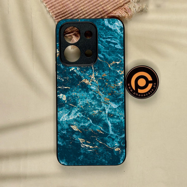 Xiaomi Redmi 15C - Blue 2.0 Design 8 - Premium Metal Printed Soft Bumper Shock Proof Case