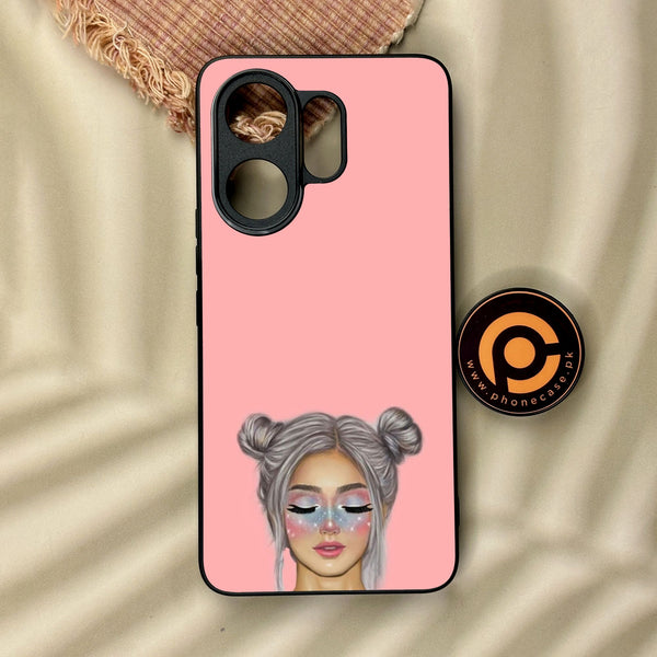 Vivo V60 - Anime Girls Design 4 - Premium Metal Printed Soft Bumper Shock Proof Case