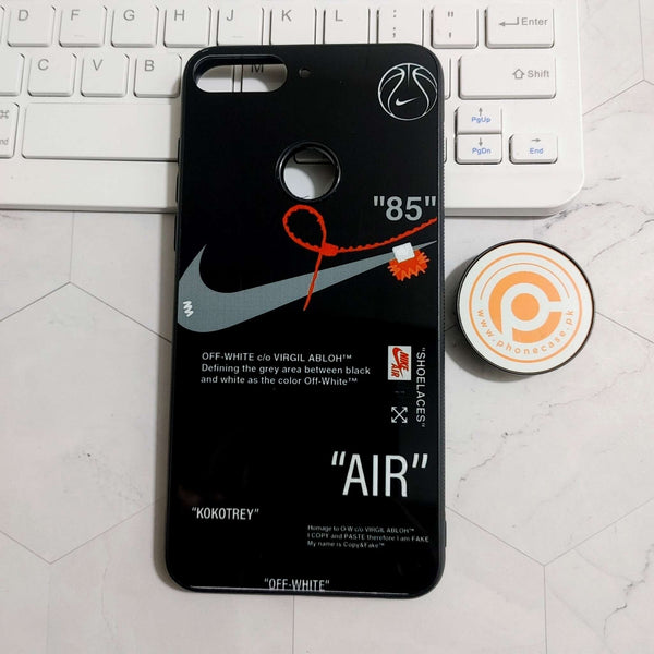 Huawei Y7 Prime (2018) - Nike Edition Design 2 - Premium Printed Glass soft Bumper shock Proof Case CS-23835