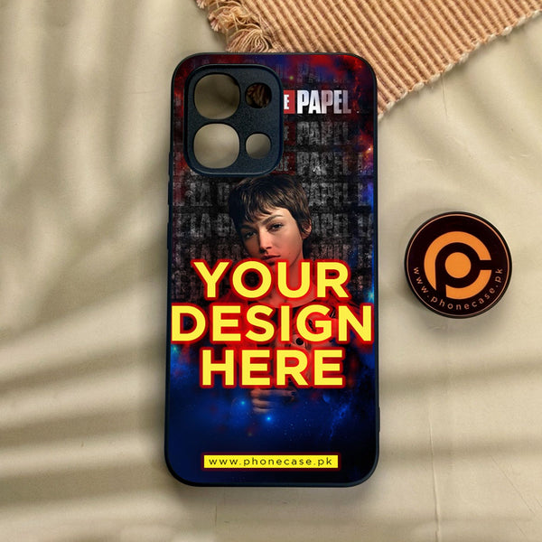 Oppo A6 Pro - Customize Your Own - Premium Metal Printed Soft Bumper Shock Proof Case