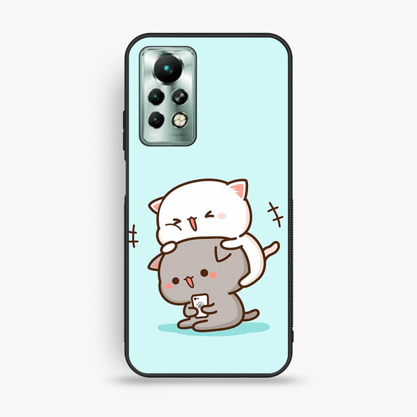 Infinix Note 11 Pro - Cute Bubu Dudu Design 1 - Premium Metal Printed Soft Bumper Shock Proof Case