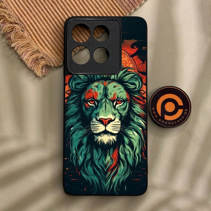 Motorola Moto G56 - Tiger 2.0 Design 2 - Premium Metal Printed Soft Bumper Shock Proof Case