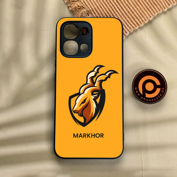 Oppo A6 Pro - Markhor Design 7 - Premium Metal Printed Soft Bumper Shock Proof Case