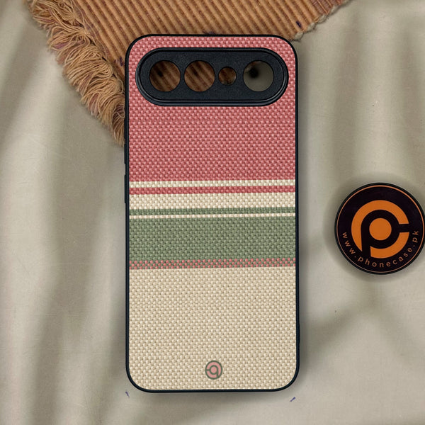 Vivo X300 Fe - Classic Weave Design 21 - Premium Metal Printed Soft Bumper Shock Proof Case