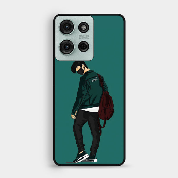 Motorola Moto G75 - Anime Series Design 1 - Premium Metal Printed Soft Bumper Shock Proof Case