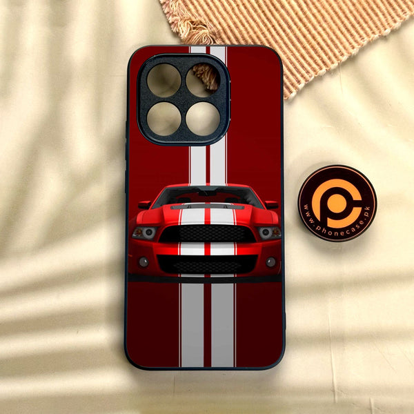 Xiaomi 15T - Muscle Racing Car - Premium Metal Printed Soft Bumper Shock Proof Case