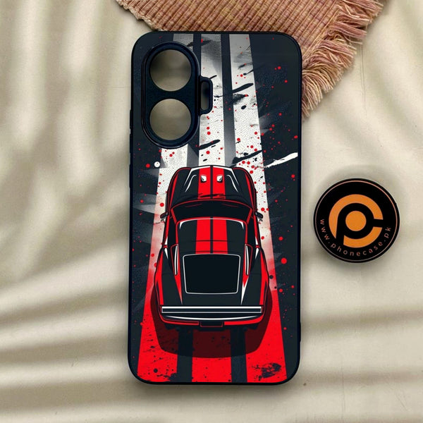 Xiaomi Redmi Turbo 4 Pro - Top-Down Track - Premium Metal Printed Soft Bumper Shock Proof Case