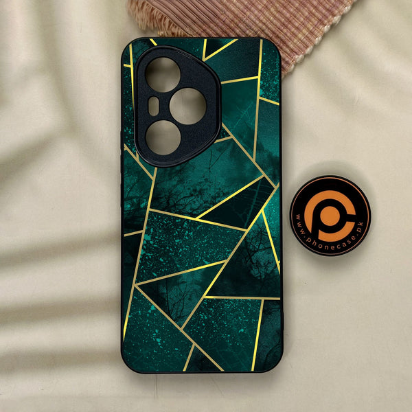 Honor 400 Pro - Geometric Design 9 - Premium Metal Printed Soft Bumper Shock Proof Case