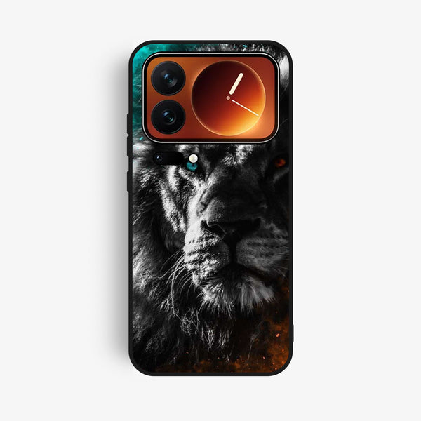 Xiaomi 17 Pro Max - Tiger Design 3 - Premium Metal Printed Soft Bumper Shock Proof Case