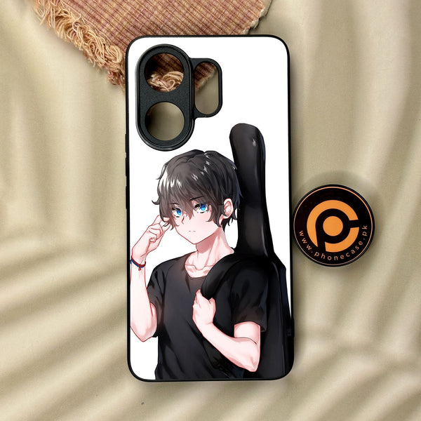 Vivo V60 - Anime Series Design 2 - Premium Metal Printed Soft Bumper Shock Proof Case