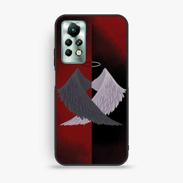 Infinix Note 11 Pro - Angel 2.0 Design 7 - Premium Metal Printed Soft Bumper Shock Proof Case