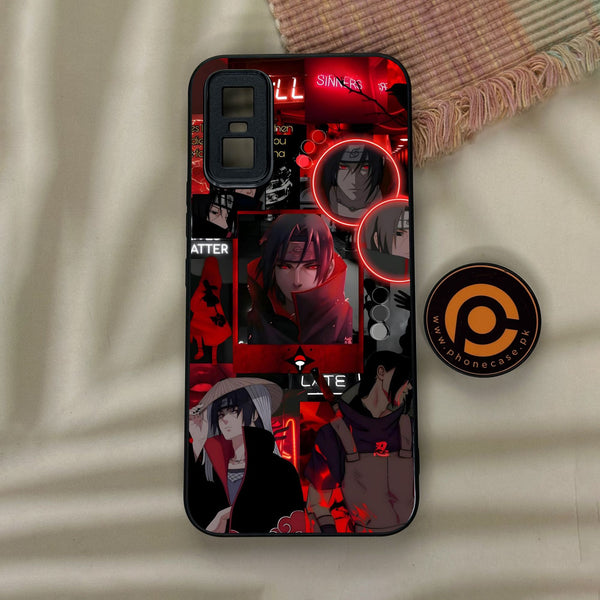 Infinix GT 30 Pro - Itachi Aesthetic - Premium Metal Printed Soft Bumper Shock Proof Case