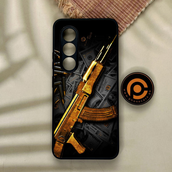 Itel S25 - Dollar Design 6 - Premium Metal Printed Soft Bumper Shock Proof Case