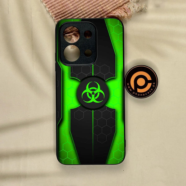Xiaomi Redmi 15C - Biohazard Design 3 - Premium Metal Printed Soft Bumper Shock Proof Case