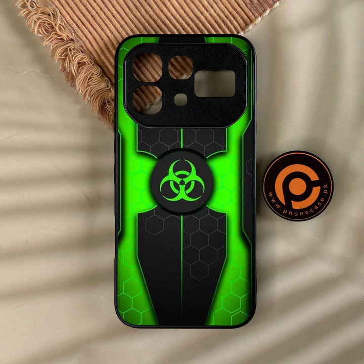 Infinix Note 60 - Biohazard Design 3 - Premium Metal Printed Soft Bumper Shock Proof Case