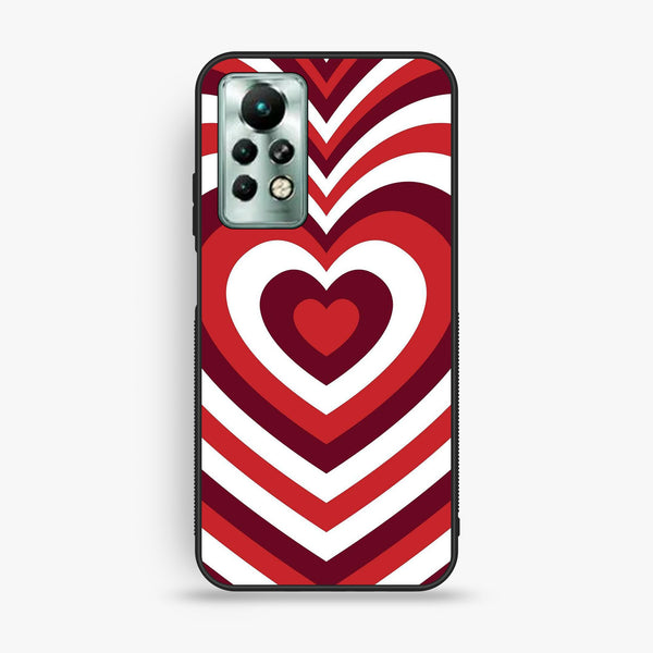 Infinix Note 11 Pro - Heartbeat Design 5 - Premium Metal Printed Soft Bumper Shock Proof Case
