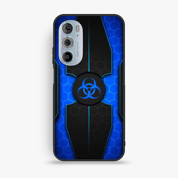 Motorola Edge 30 Pro - Biohazard Design 1 - Premium Metal Printed Soft Bumper Shock Proof Case