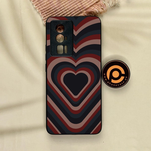Xiaomi Redmi K60 Pro - Heart 2.0 Design 4 - Premium Metal Printed Soft Bumper Shock Proof Case