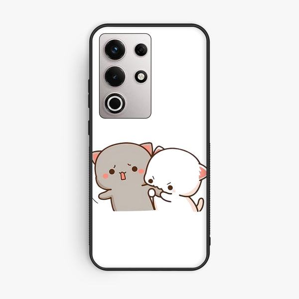 Itel S25 Ultra - Cute Bubu Dudu Design 9 - Premium Metal Printed Soft Bumper Shock Proof Case