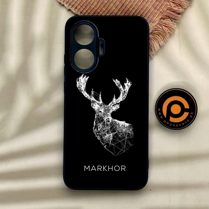 Xiaomi Poco F7 - Markhor Design 4 - Premium Metal Printed Soft Bumper Shock Proof Case