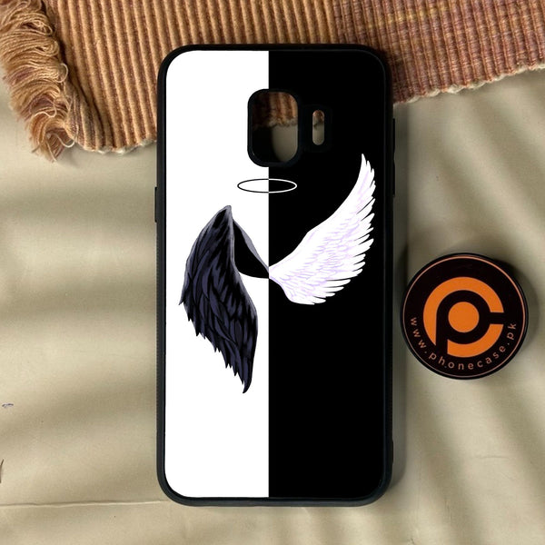 Samsung Galaxy J2 Core - Angel 2.0 Design 5 - Premium Metal Printed Soft Bumper Shock Proof Case