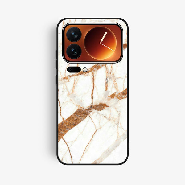 Xiaomi 17 Pro Max - White Design 4 - Premium Metal Printed Soft Bumper Shock Proof Case