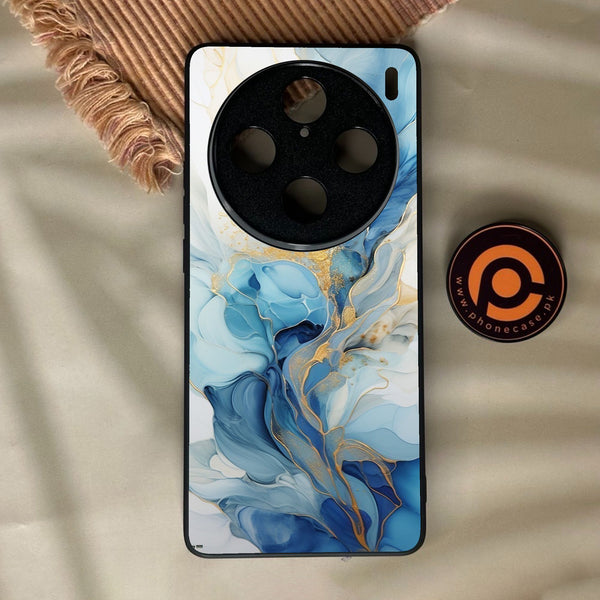 Vivo x100 Pro - Liquid 2.0 Design 1 - Premium Metal Printed Soft Bumper Shock Proof Case