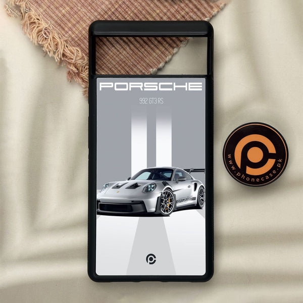 Google Pixel 6 - Porsche Gt3 Rs Thrill - Premium Metal Printed Soft Bumper Shock Proof Case