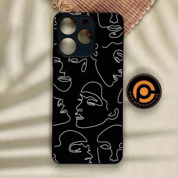 Realme Note 70 - Girls Design 9 - Premium Metal Printed Soft Bumper Shock Proof Case