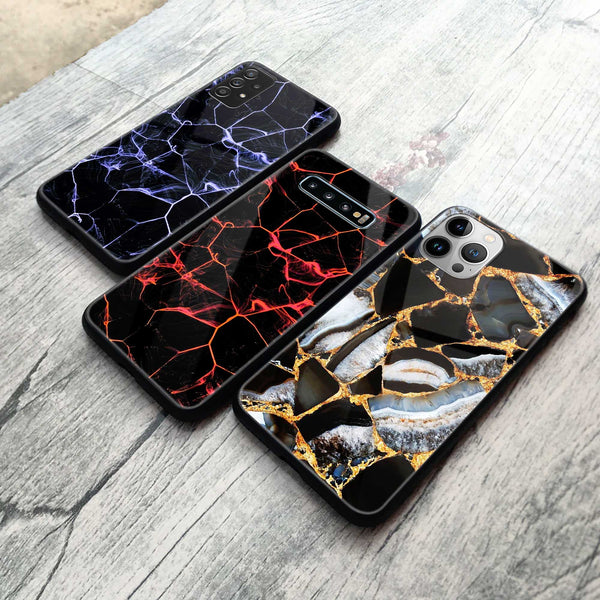 Black Marble Trending Designs Premium Metal Case All Models