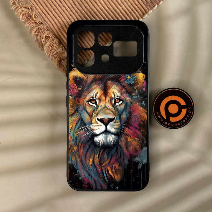 Infinix Note 60 - Tiger 2.0 Design 10 - Premium Metal Printed Soft Bumper Shock Proof Case