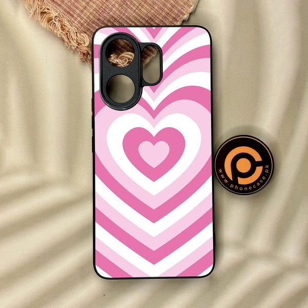 Vivo V60 - Heartbeat Design 3 - Premium Metal Printed Soft Bumper Shock Proof Case