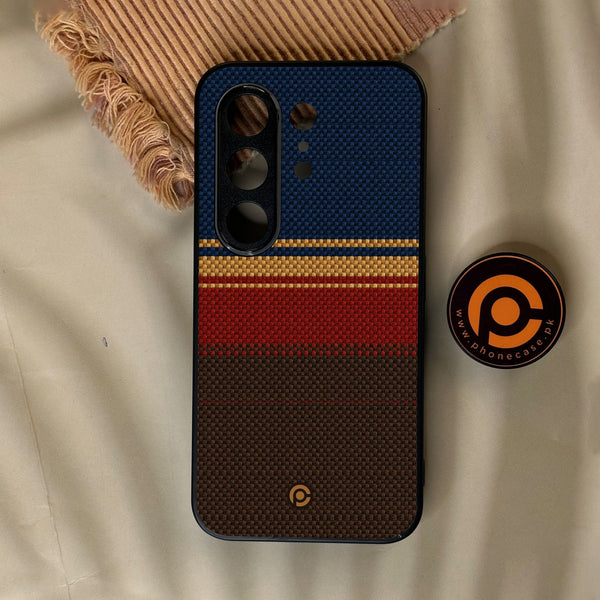 Tecno Camon 50 4G - Classic Weave Design 1 - Premium Metal Printed Soft Bumper Shock Proof Case