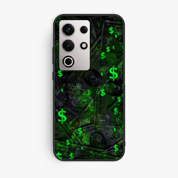 Itel S25 Ultra - Dollar Design 5 - Premium Metal Printed Soft Bumper Shock Proof Case