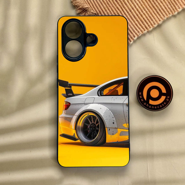 Vivo V60 Lite  - M3 Gt2 Racing Car - Premium Metal Printed Soft Bumper Shock Proof Case