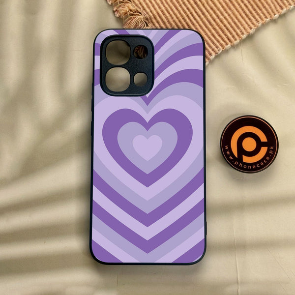 Oppo A6 Pro - Heartbeat Design 8 - Premium Metal Printed Soft Bumper Shock Proof Case