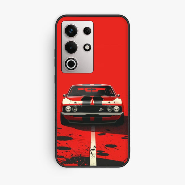 Itel S25 Ultra - Classic Racer Vibes - Premium Metal Printed Soft Bumper Shock Proof Case