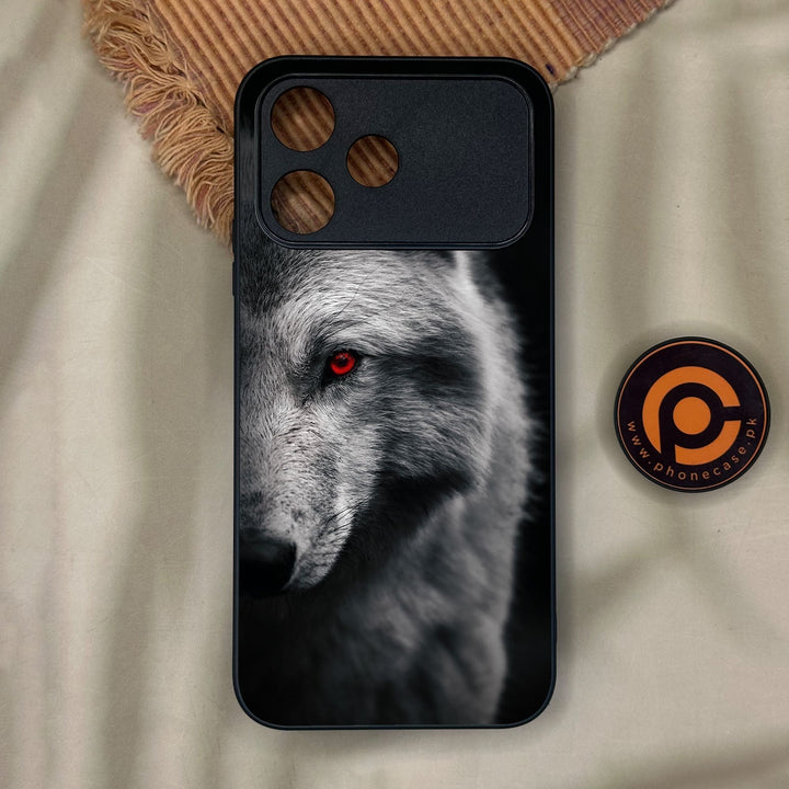 Oppo A6C - Wolf Design 10 - Premium Metal Printed Soft Bumper Shock Proof Case