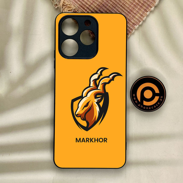 Realme Note 70 - Markhor Design 7 - Premium Metal Printed Soft Bumper Shock Proof Case