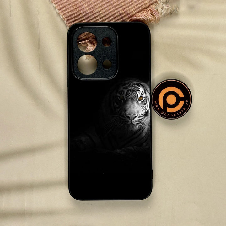 Xiaomi Redmi 15C - Tiger Design 10 - Premium Metal Printed Soft Bumper Shock Proof Case