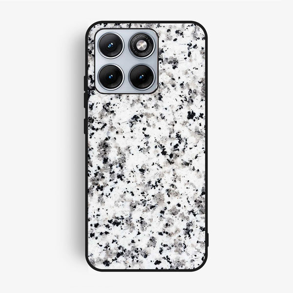 Motorola Edge 70 Fusion - White Design 9 - Premium Metal Printed Soft Bumper Shock Proof Case