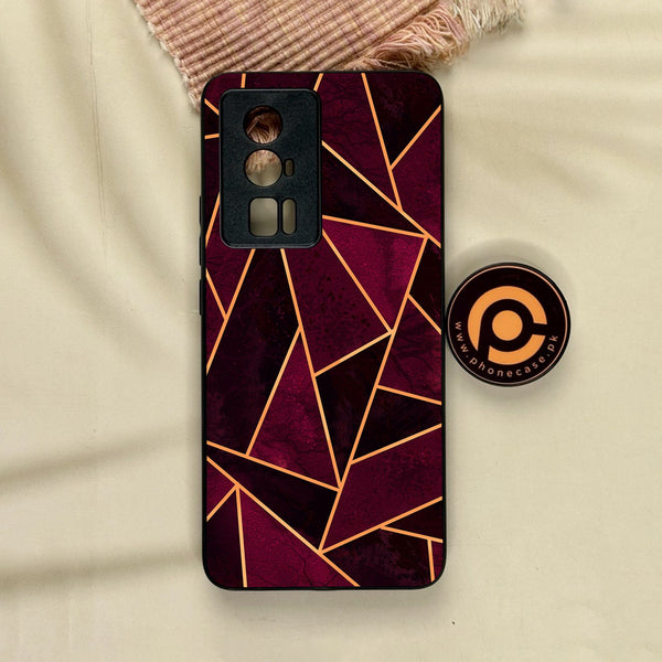 Xiaomi Redmi K60 Pro - Geometric Design 7 - Premium Metal Printed Soft Bumper Shock Proof Case