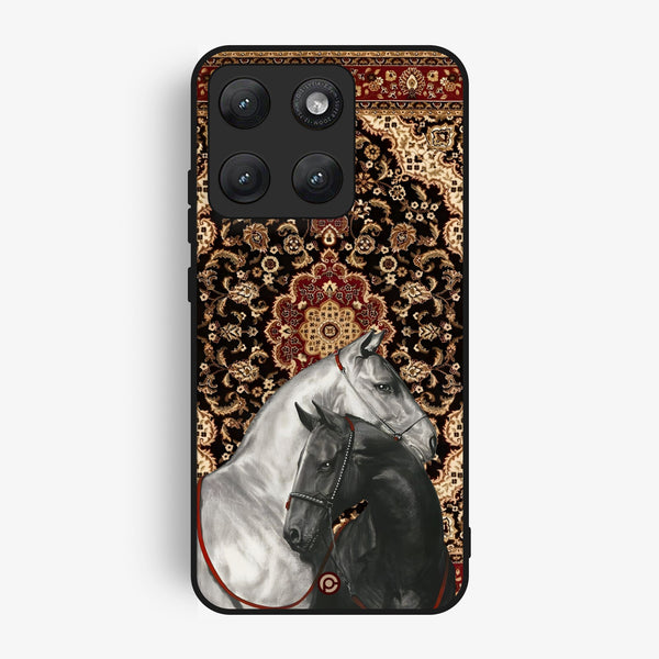 Motorola Edge 2026 - Horse Heritage - Premium Metal Printed Soft Bumper Shock Proof Case