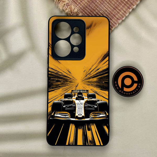 Realme 15 - Formula 1 Design 4 - Premium Metal Printed Soft Bumper Shock Proof Case