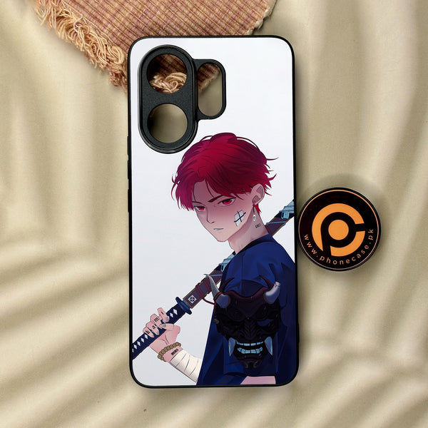 Vivo V60 - Anime Series Design 8 - Premium Metal Printed Soft Bumper Shock Proof Case
