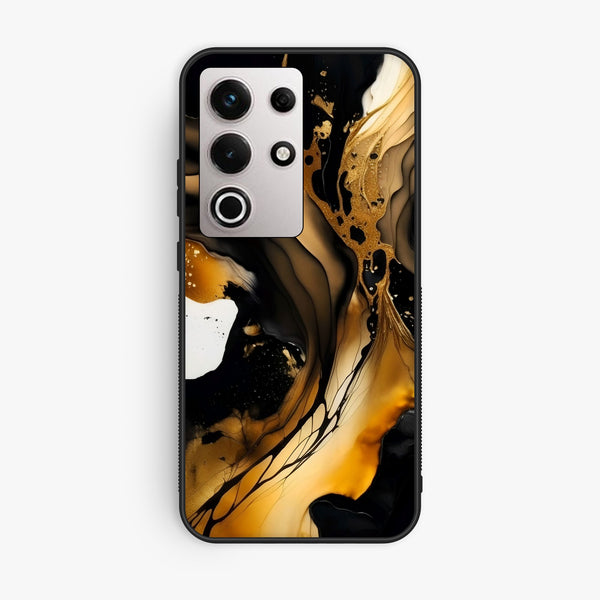 Itel S25 Ultra - Liquid Design 10 - Premium Metal Printed Soft Bumper Shock Proof Case