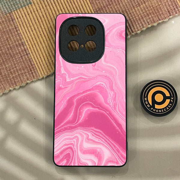iQOO Z10 Turbo Pro - Pink Design 3 - Premium Metal Printed Soft Bumper Shock Proof Case