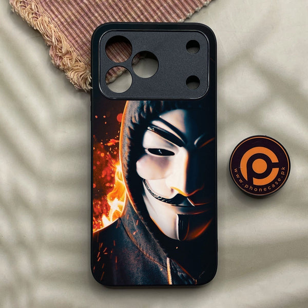 Tecno Spark 50 - Anonymous 2.0 Design 6 - Premium Metal Printed Soft Bumper Shock Proof Case
