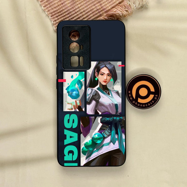 Xiaomi Redmi K60 Pro - Battle-Ready Design 1 - Premium Metal Printed Soft Bumper Shock Proof Case